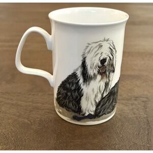 Vintage Roy Kirkham Mug Cup Dog Lovers SHEEPDOG Fine Bone China England 1990
